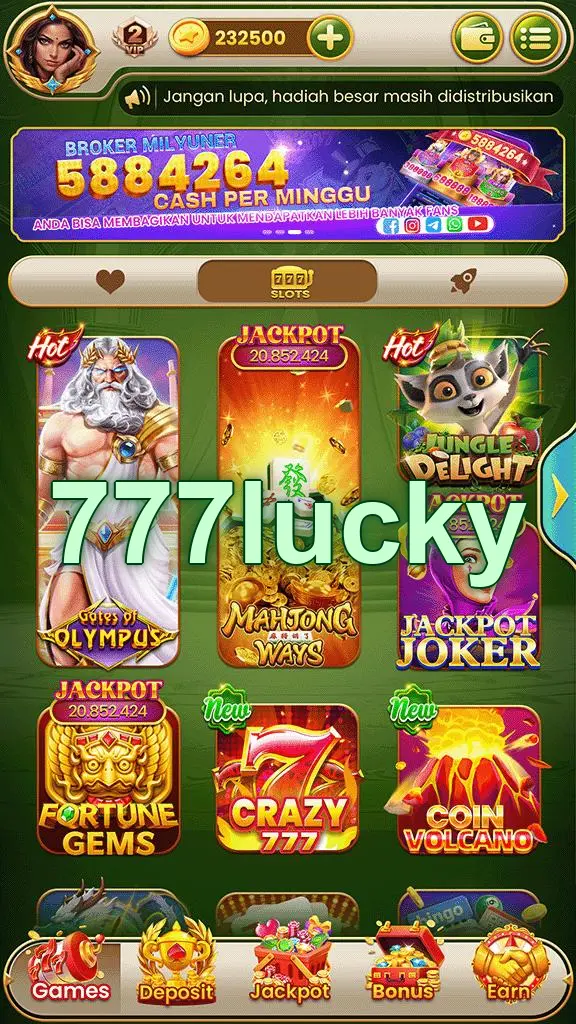 777lucky Masuk